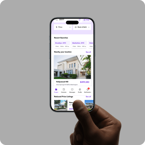 Premium gifting e-commerce app on mobile device